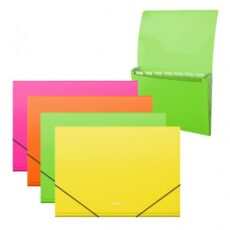TRIEUR 12 COMPARTIMENTS NEON A4 - ERICHKRAUSE