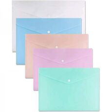 POCHETTE A BOUTON ASSORTIES-PASTEL