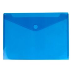 PAQUET DE 6 POCHETTES ENVELOPPES TRP EN PP A4 EXACOMPTA - BLEU