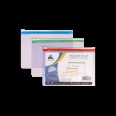 POCHETTE AVEC ZIP A5 COLORPROTECT - ASSORTIS