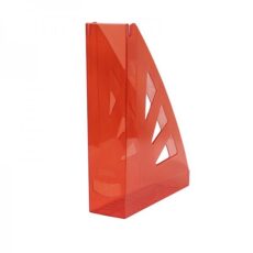 PORTE REVUE TRANSPARENT - ROUGE