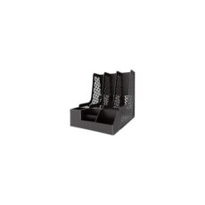 PORTE REVUE MULTI FONCTIONNEL 3 COMPARTIMENTS NOIR - EZ00122