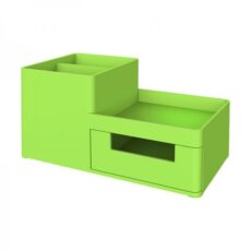 ORGANISATEUR DE BUREAU 3 COMPARTIMENTS - VERT EZ25150