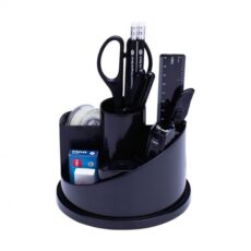 ORGANISATEUR DE BUREAU CIRCULAIRE 7 COMPARTIMENTS - E38251