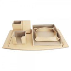 GARNITURE DE BUREAU SCRIBE PRESTIGE - BEIGE