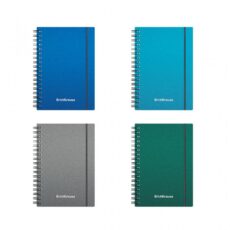 CARNET AVEC SPIRALE A ELASTIQUE A6 METALLIC 80 FEUILLES PP 5/5 - ERICHKRAUSE