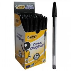 PAQUET DE 50 STYLOS CRISTAL MEDIUM BIC NOIR