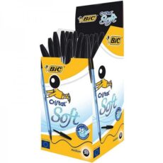 PAQUET DE 50 STYLOS CRISTAL SOFT NOIR