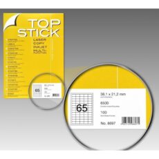 ETIQUETTE BLANCHE A4/65 TOP STICK