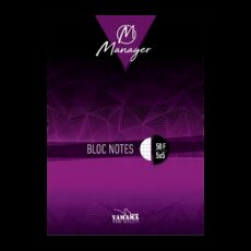 BLOC NOTE 50F MANAGER PM 5/5 17*22CM- YAMAMA