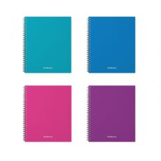 CARNET AVEC SPIRALE A5+ 80FEUILLES - ERICHKRAUSE