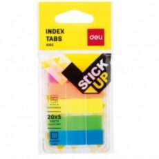 FILM INDEX FLECHE 43X12MM 100F ASSORTIES