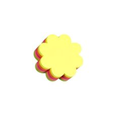STICK NOTES FLUO ETOILE 100 FEULLES - 5 COULEURS ASSORTIS