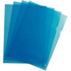 LOT DE 10 CHEMISE COIN PP TRANSLUCIDE COLORPROTECT - BLEU