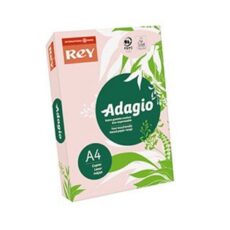 RAMETTE DE PAPIER COULEUR A4 ADAGIO - ROSE PASTEL