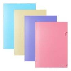CHEMISE A COIN DIAGONAL PASTEL A4 ASSORTIES