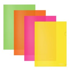 CHEMISE A COIN FIZZY NEON A4 ASSORTIES