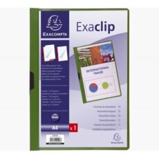 CHEMISE A CLIP EXACOMPTA A4+ - VERT