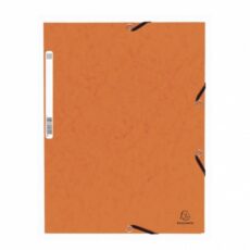 CHEMISE A 3 RABATS EXACOMPTA CARTONNEE - ORANGE