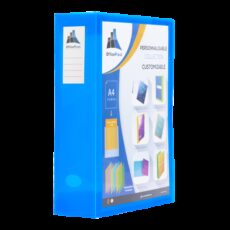 BOITE DE CLASSEMENT EVIDENCE EN POLYPROPYLÈNE DOS 80 Mm-BLEU