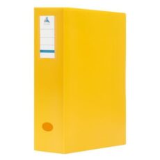 BOITE DE CLASSEMENT ESSENTIAL EN POLYPROPYLÈNE DOS 80Mm-JAUNE