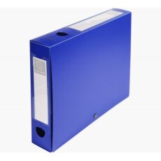 BOITE D'ARCHIVE EXACOMPTA A PRESSION PP DOS 60 BLEU