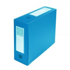 BOITE D'ARCHIVE EXACOMPTA A PRESSION PP DOS 100 BLEU CIEL