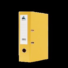CLASSEUR A LEVIER OFFICEPLAST PLASTIPAP DOS 75Mm - A4 - JAUNE