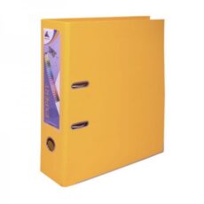 CLASSEUR A LEVIER EXPERT DOS 80Mm AVEC RENFORT METALLIQUE - A4 - JAUNE