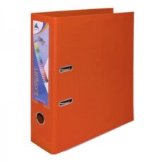 CLASSEUR A LEVIER EXPERT DOS 80Mm AVEC RENFORT METALLIQUE - A4 - ORANGE