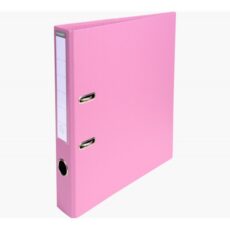 CLASSEUR A LEVIER EXACOMPTA A4 PVC DOS 50Mm ROSE PASTEL