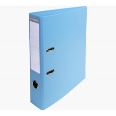 CLASSEUR A LEVIER EXACOMPTA A4 PVC DOS 80Mm BLEU CLAIR