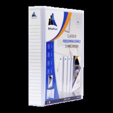CLASSEUR PERSONNALISABLE EN PVC EVIDENCE D25 - DOS 40MM BLANC