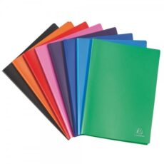 PORTE DOCUMENTS EXACOMPTA A4 PP 40 VUES ASSORTIS