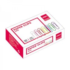 BOITE DE 100 TROMBONES 33MM COULEUR - E39716