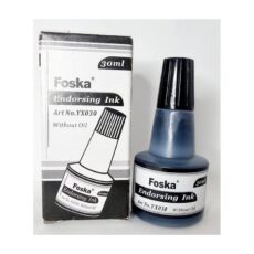 ENCRE A TAMPON 30ML FOSKA - NOIR