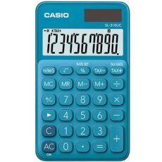 CALCULATRICE DE POCHE CASIO BLEU -SL-310UCBU-N-DC