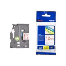 CASSETTE À RUBAN BROTHER TZE-232 ROUGE/BLANC 12 MM