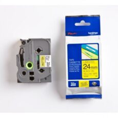 CASSETTE À RUBAN BROTHER TZE-651 NOIR/JAUNE 24 MM