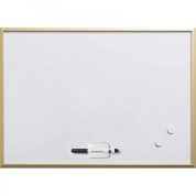 TABLEAU BLANC MAGNÉTIQUE CADRE MDF 80X60 - 2X3