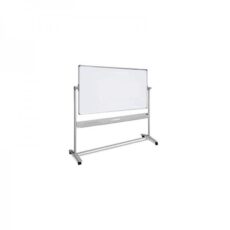 TABLEAU BLANC MAGNÉTIQUE DOUBLE FACE MOBILE 120X180