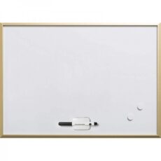 TABLEAU BLANC MAGNÉTIQUE CADRE MDF 80X120 - 2X3