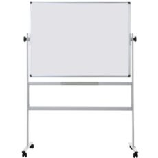 TABLEAU BLANC DOUBLE FACE PIVOTANT 90x120