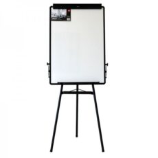 TABLEAU MAGNÉTIQUE BLANC SUR TRÉPIED 60X90 DELI CADRE EN METAL