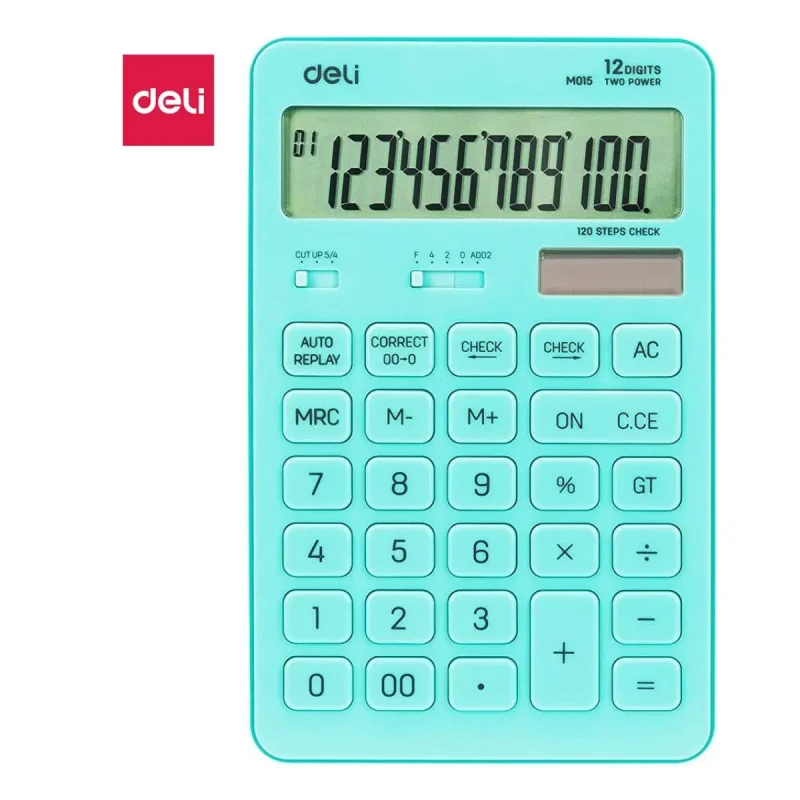 CALCUL 12 DIGIT BLEU EM01531 - Deli