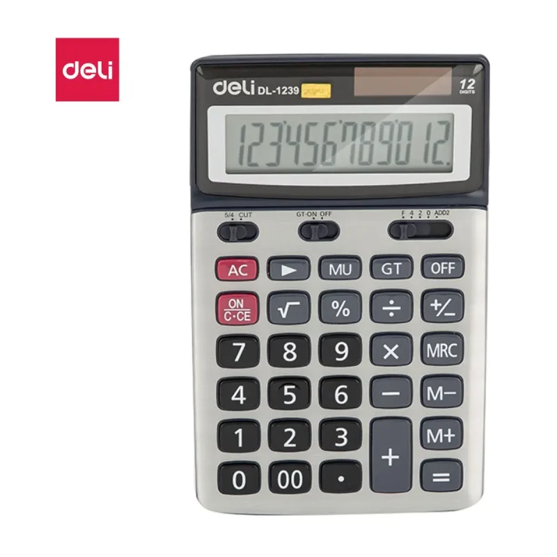CALCUL 12 DIGIT CORE METAL E1239 - Deli