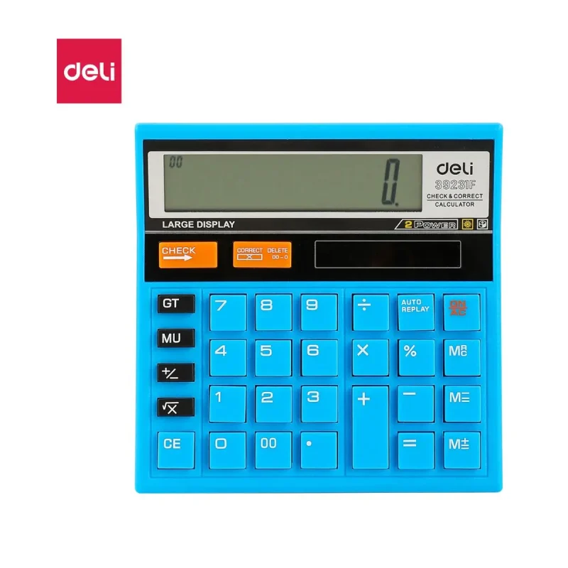 CALCUL 12 DIGIT EASY BLEU E39231 - Deli