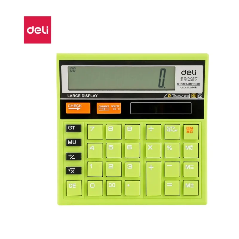 CALCUL 12 DIGIT EASY VERT E39231 - Deli