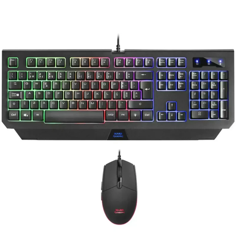 Gamer Clavier et Souris Marsgaming RGB (MCP100FR)
