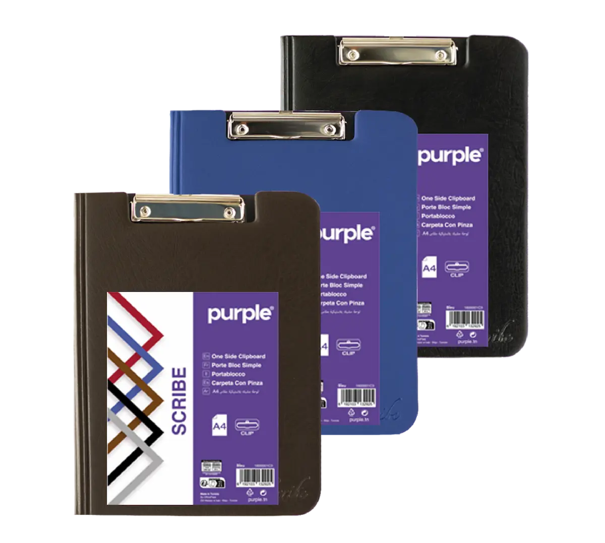 Porte Bloc Double Expansé - Purple